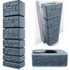 Sud na dažďovú vodu TOWER STONE šedivý 350l
