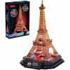 CUBICFUN 3D puzzle svítící Eiffelova věž 51 ks