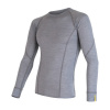 Pánske funkčné tričko s dlhým rukávom SENSOR Merino Active light grey M