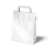 Papierové tašky biele – balenie 50 ks - 26x14x32 cm