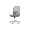 AUTRONIC Kancelárska stolička, hojdací mechanizmus, šedá látka, KA-S425 GREY