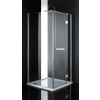 AQUATEK CRYSTAL A3 90cm sprchový kút štvorcový, profil chróm, sklo číre, CRYSTALA3CH9062