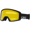 Giro Zimní brýle SEMI BLACK WORDMARK (zrcadlové čočky v barvě AMBER SCARLET 19-42% S2 + barevné čočky YELLOW 84% S0) (NOVINKA 2023/2024)