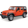 Maisto - 2015 Jeep Wrangler Unlimited, metal oranžový, 1:24