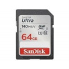 SanDisk Ultra SDXC 64GB 140MB/s Class10 UHS-I SDSDUNB-064G-GN6IN
