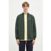 Bavlnená košeľa Fred Perry pánska, zelená farba, regular, s golierom button-down, M5516.X89
