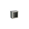 Rozvaděč nástěnný SENSA 12U 400mm, dveře sklo, RAL 7035, SENSA-12U-64-11-G 83000085L