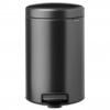 Brabantia Pedálový odpadkový kôš NEWICON 12 l, sebavedomá sivá, oceľ