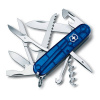 VICTORINOX HUNTSMAN T 1.3713.T2 (HUNTSMAN T 1.3713.T2, blue translucent, 91mm)