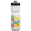 Cyklistická fľaša Cannondale Gripper Stacked Bottle 750ml White/Yellow uni
