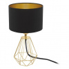 Stolová lampa Eglo CARLTON 2 mosadz 95788