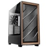 Antec FLUX midi tower PC skrinka čierna, drevo; 0-761345-10133-2