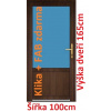 Soft Vchodové plastové dvere 2/3 sklo 100x165 cm - Akce!