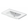 DURAVIT D-Neo umývadlo na skrinku bez otvoru, s prepadom, 800 x 480 mm, biela, 2367800060