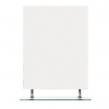 Sapho Wega Zrkadlo 80x80 cm s policou 60092-8