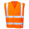 PORTWEST HI-VIS BIZFLAME WORK FR71 / Nehorľavá reflexná vesta, antistatická - HV oranžová L/XL