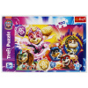 Trefl Zoznámte sa s mocnými šteňatami Paw Patrol/Tlapková patrola 41x27,5 cm v krab. 100 dielov