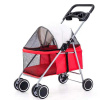 Buggy Light Kočárek pro psy 46 x 91 x 69 cm Barva: Červená