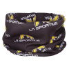 Bandana s logom La Sportiva je vhodná do chladnejšieho počasia ako ochrana krku a časti tváre. Dá sa použiť na trekking, beh, lyžovanie a mnoho ďalších aktivít Čierna