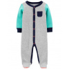 CARTER'S Overal na cvoky Grey chlapec PRE