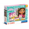 Clementoni 41193 Obrázkové kocky - Gabby´s Dollhouse, 12 kociek
