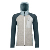 Dámská mikina na zip Ortovox Fleece Gp Classic Knit Hoody W barva glacier grey velikost S