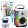 HUDOBNÝ SOUND BOX S MIKROFÓNOM A LED SVETLAMI