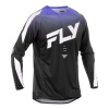 FLY RACING dres EVOLUTION, FLY RACING - USA 2025 (černá/bílá/fialová) - S
