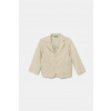 Detské ľanové sako United Colors of Benetton 23WBCW00A.G.Seasonal béžová 122
