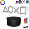 Nočná lampa do detskej izby - PlayStation Lamp Buttons 3D LED ikon pre prehrávač (PlayStation Lamp Buttons 3D LED ikon pre prehrávač)