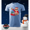 Tričko vianočné s potlačou Sloth christmas