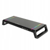 POČÍTAČOVÝ MONITOR STOJAN DRŽIAK RGB 4 USB STOLNÝ ORGANIZÁTOR ČIERNA