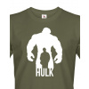 Pánské tričko - Hulk, Barva Military - 69, Velikost M Bezvatriko.cz 0131
