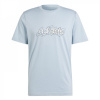 adidas Essentials Single Jersey Logo pánske tričko Blue Illustrate XL