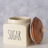 KERAMICKÁ KUCHYNSKÁ NÁDOBA NA CUKOR S VIEČKOM NA SKLADOVANIE CUKRU