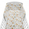 NEW BABY 3-dielne posteľné obliečky New Baby 90/120 cm Srnček sivé