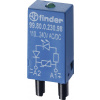 Finder zasouvací modul s diodou s LED diodou, s varistorem 99.80.0.230.98 Barvy světla (LED svítidlo): zelená Vhodné pro model (relé): Finder 84.84.2, Finder