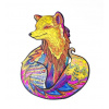 AuthenticWood Drevené puzzle Stealthy Fox (AW-XL-FOX)