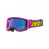 Brýle VISION 8 VISTA, ALPINESTARS (růžová fluo/žlutá fluo/zelená, zrcadlové modré plexi) 2026