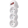 Solight Rozbočovací adaptér s podperou a vypínačom, 3× 10 A/230 V biely P102