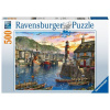 Puzzle Ravensburger 150458 Východ slnka v prístave (4005556150458)