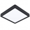 LED stropné svietidlo Eglo Fueva-Z, štvorec, 21 cm (900109) čierne