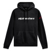 Alpinestars Mikina WORDMARK HOODIE 3 čierna/biela/červená Veľkosť: 2XL
