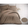 Jednofarebné bavlnené obliečky béžový melír českej výroby 1x 140/200, 1x 90/70