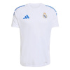 adidas Real Madrid Training Shirt 2025 2026 Mens White L