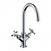Axor Montreux - Umývadlová batéria 210 s dvomi kohútikmi, chróm 16506000