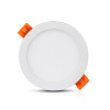 Mini LED panel okrúhly Frameless zapustený 15W, 6000K, 1500lm, VT-1515 (V-TAC)