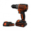 BLACK+DECKER Náradie - 18V AKU vŕtací skrutkovač, 2x aku 2,0 Ah Li-Ion, nabíjačka BL186K1B2-QW