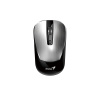 Genius NX-7125 Myš, bezdrátová, optická, 1200DPI, 4 tlačítka, Copilot, 2,4GHz, USB-A, 1× AA baterie, černo-stříbrná 31030044402
