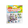 svět KREATIVITY WIKY Oči pohyblivé farebné 12mm, 50ks